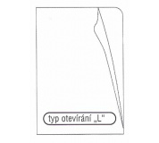 Obal na doklady A4 "L" čirý PVC 150my extra silný