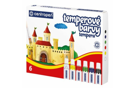 Temperové barvy Centropen 9550 6x12ml