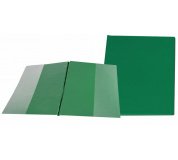 Desky SPORO boční kapsy zelená A4 desky plastové