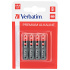  Verbatim baterie alkalická, AAA (LR03), AAA, 1.5V, blistr, 4-pack, 49920