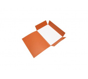 Mapa odkládací 3klopá prešpanová oranžová 1ks desky prešpanové