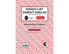 Dodací list daňový doklad A5 samopropisovací PT140