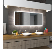 Koupelnové zrcadlo s LED podsvícením 100x60 cm OSAKA