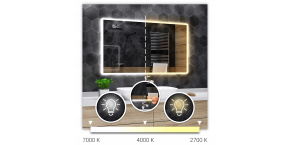 Dotykový vypínač 3 v 1 k LEDě DUAL LED zrcadlu, LED