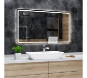Koupelnové zrcadlo s LED podsvětlením 120x60 cm MADRID