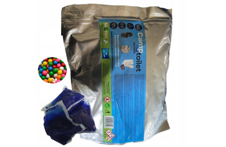 Blue Magic Aut Sachets BUBBLE GUM 80ks tablety do chemického WC