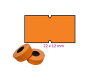 Cenové etikety 22x12mm COLA PLY oranžové