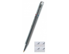 Kuličkové pero čtyřbarevné stříbrné 