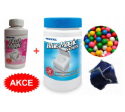 STARTOVACÍ BALÍČEK Blue Magic Aut Sachets BUBBLE GUM v dóze 20ks+FLUSH Magic 250ml 