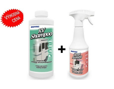 RV Shampoo 500ml šampon +Clean Awning 500ml pěna na čištění markýz CENOVĚ VÝHODNÁ SADA