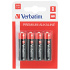 Verbatim baterie alkalická, AA (LR6), AA, 1.5V, blistr, 4-pack, 49921